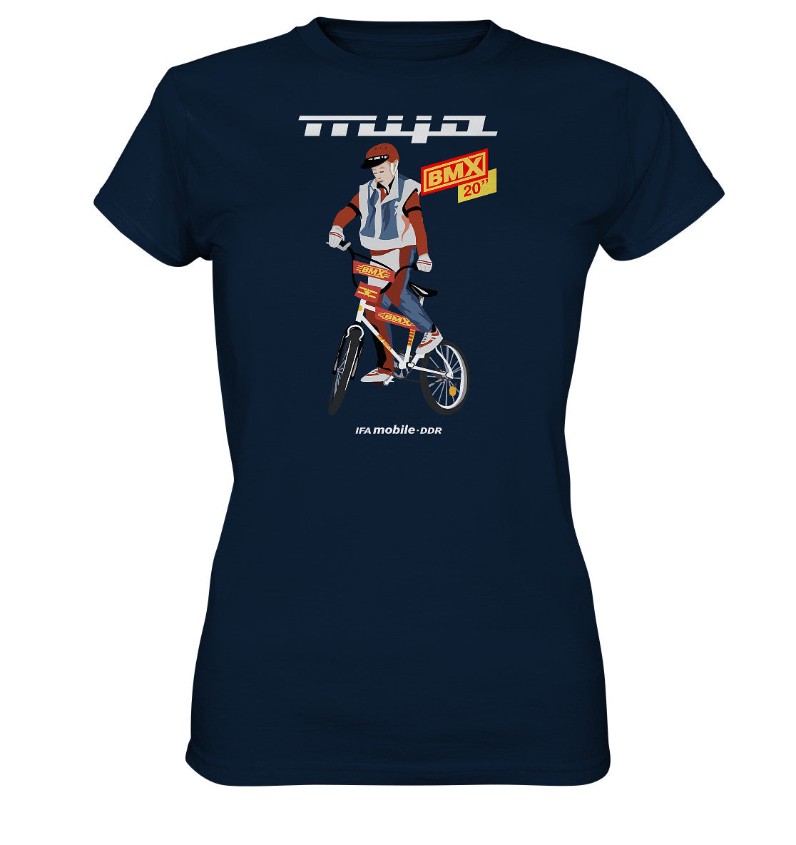 DDR Ostalgie Shirt Mädels • MIFA BMX - ORIGINAL WERBUNG