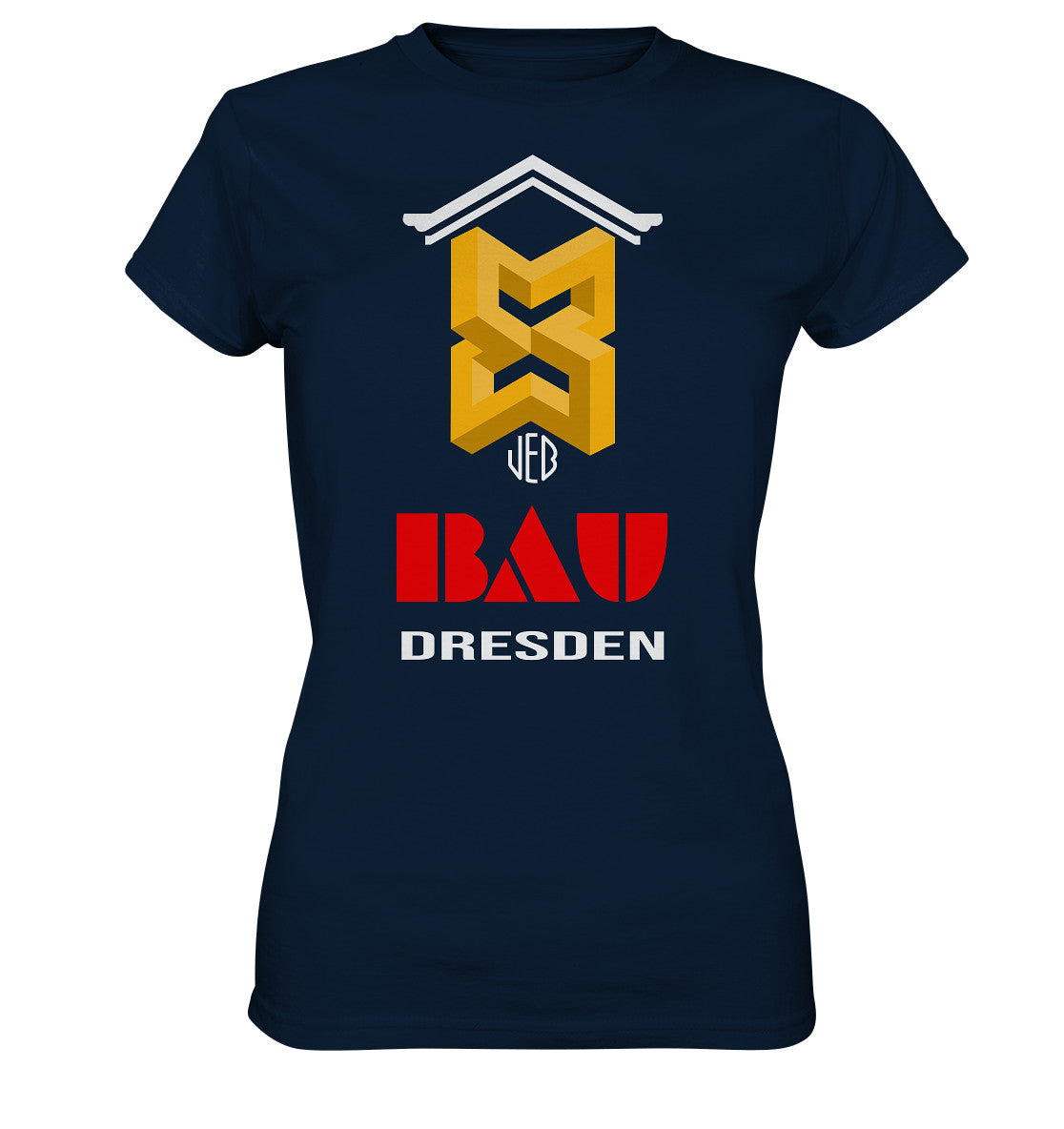 DDR Ostalgie Shirt Mädels • VEB BAU DRESDEN