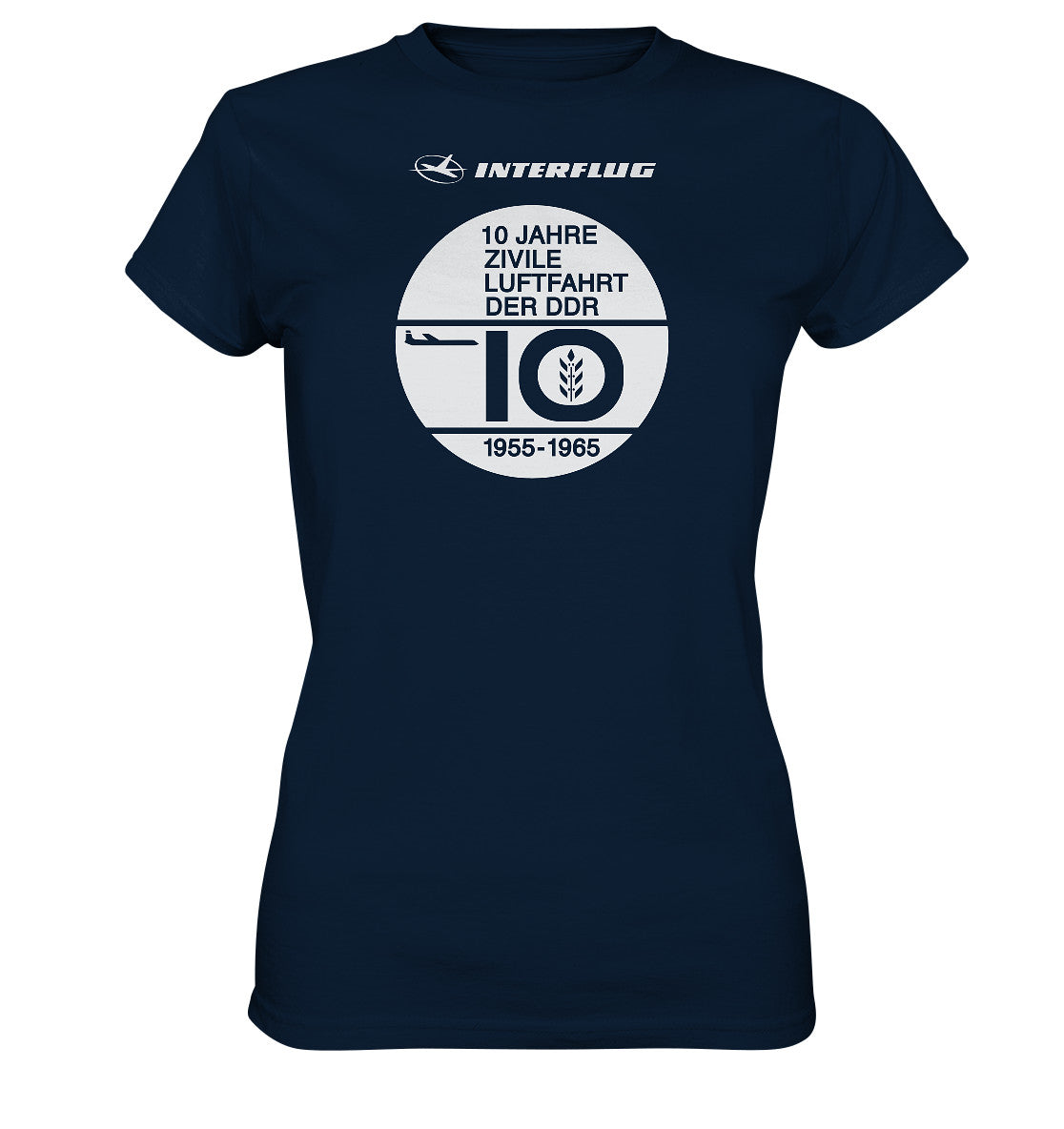 DDR Ostalgie Shirt Mädels • 10 JAHRE INTERFLUG