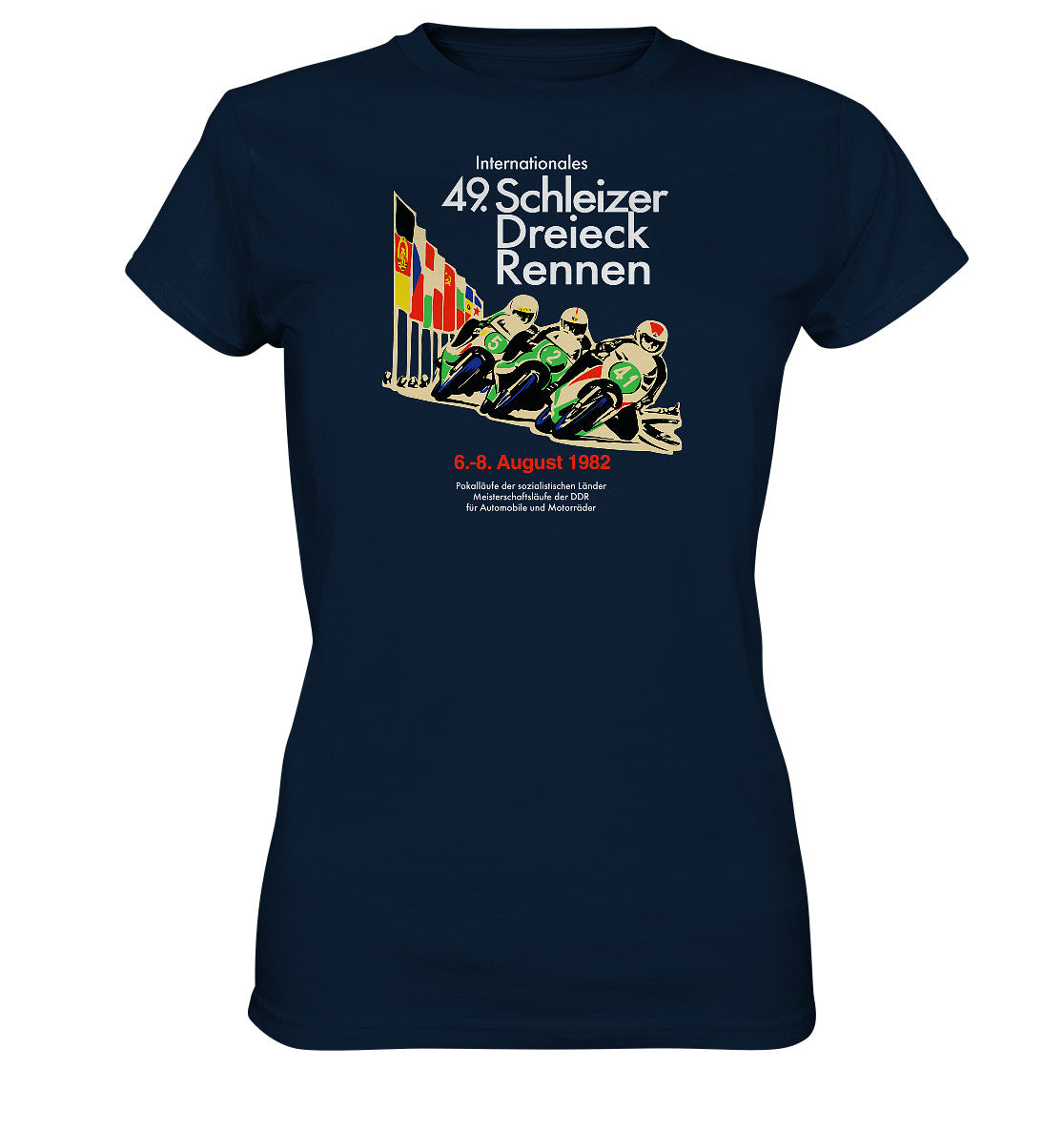 DDR Ostalgie Shirt Mädels • SCHLEIZER DREIECK-RENNEN DDR 1982