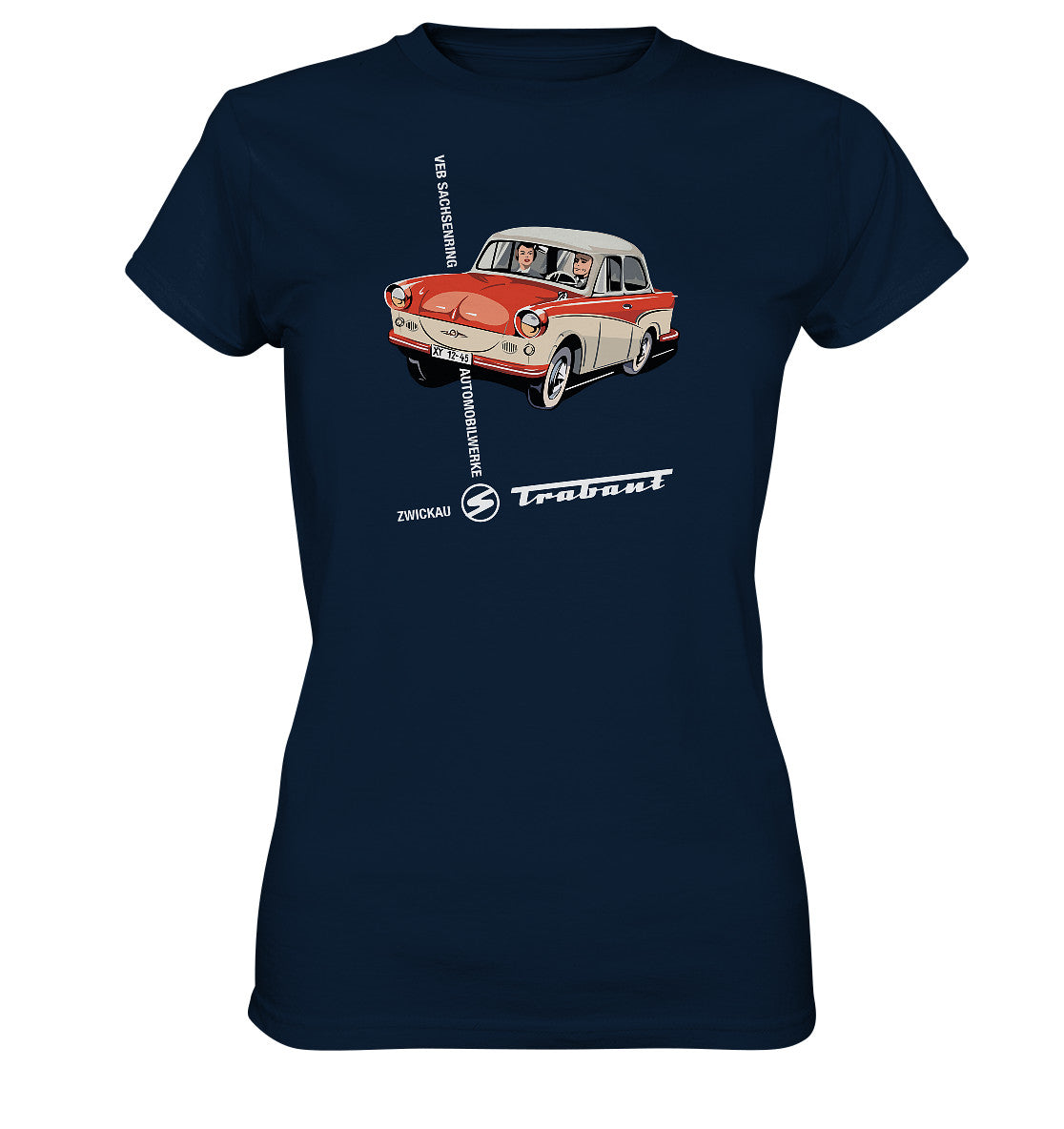 DDR Ostalgie Shirt Mädels • VEB SACHSENRING ZWICKAU