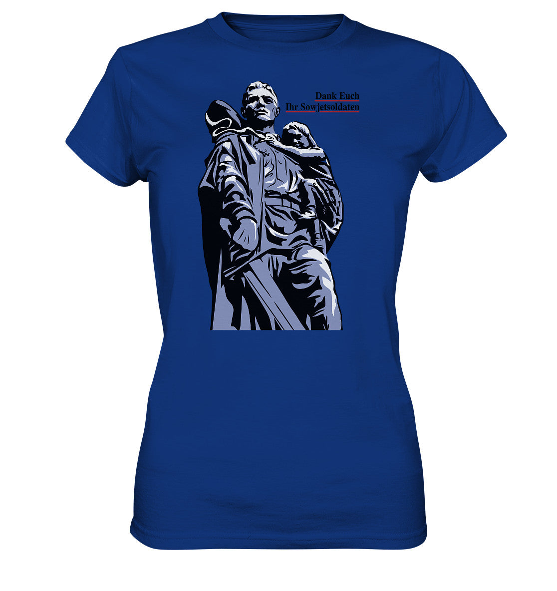 DDR Ostalgie Shirt Mädels • DANK EUCH IHR SOWJETSOLDATEN (DDR ORIGINAL-PLAKAT)