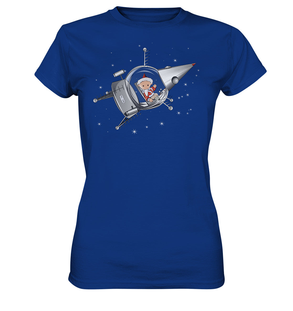 DDR Ostalgie Shirt Mädels • UNSER SANDMÄNNCHEN - IM KOSMOS (PU-358)