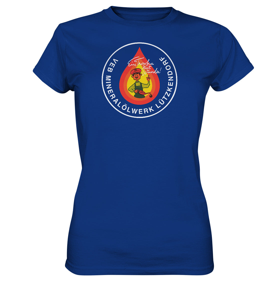 DDR Ostalgie Shirt Mädels • VEB MINERALÖLWERK LÜTZKENDORF