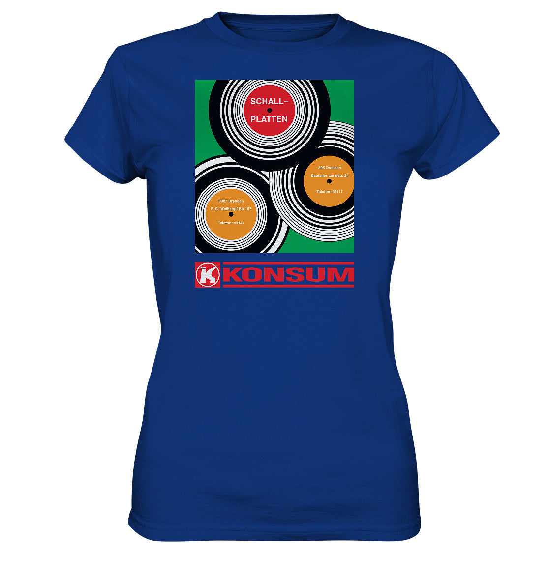PREMIUM SHIRT MÄDELS • KONSUM SCHALLPLATTEN DRESDEN