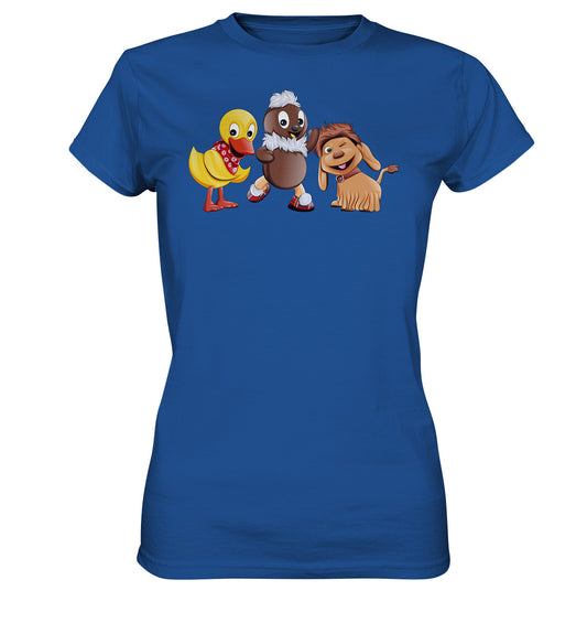 DDR Ostalgie Shirt Mädels • UNSER SANDMÄNNCHEN - PITTI, MOPPI & SCHNATTERINCHEN