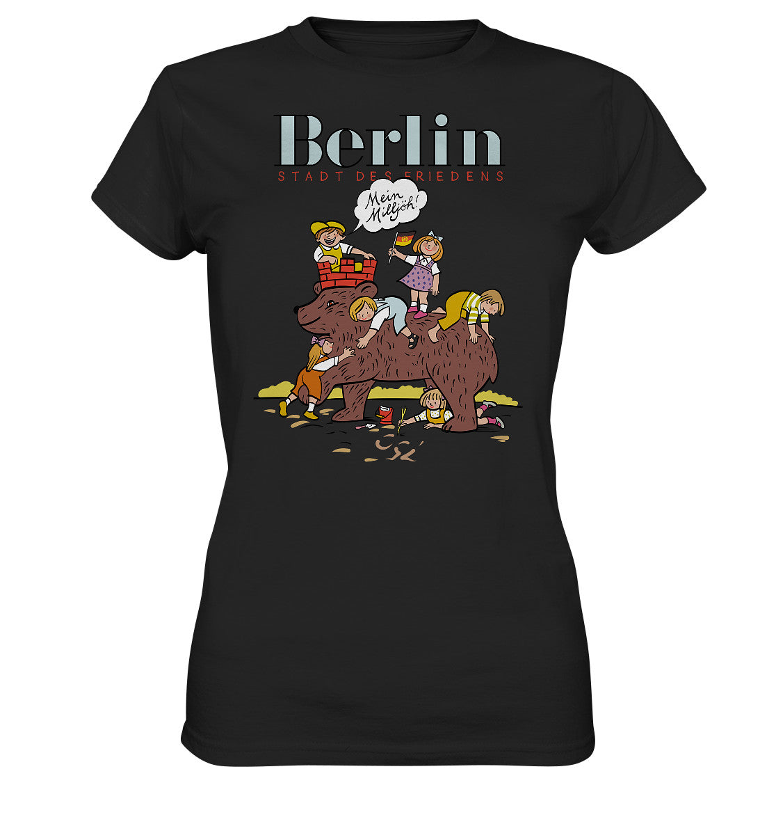 DDR Ostalgie Shirt Mädels • BERLIN - STADT DES FRIEDENS