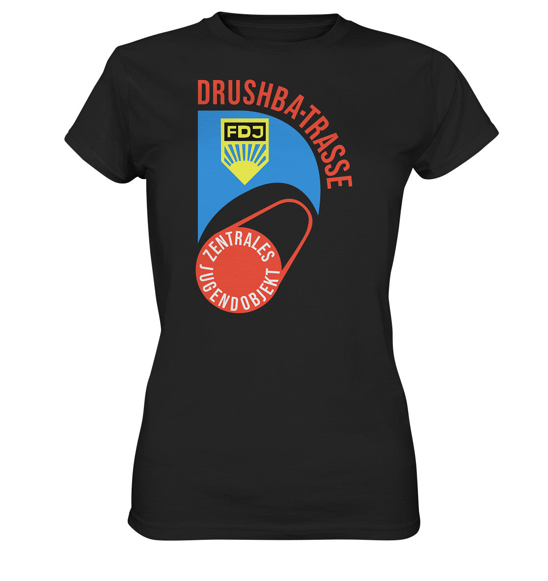 DDR Ostalgie Shirt Mädels • DRUSCHBA TRASSE
