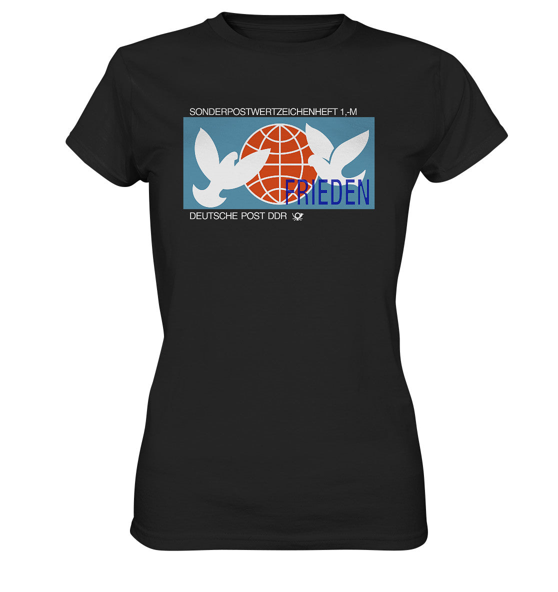 DDR Ostalgie Shirt Mädels • SONDERMARKE FRIEDEN - DDR