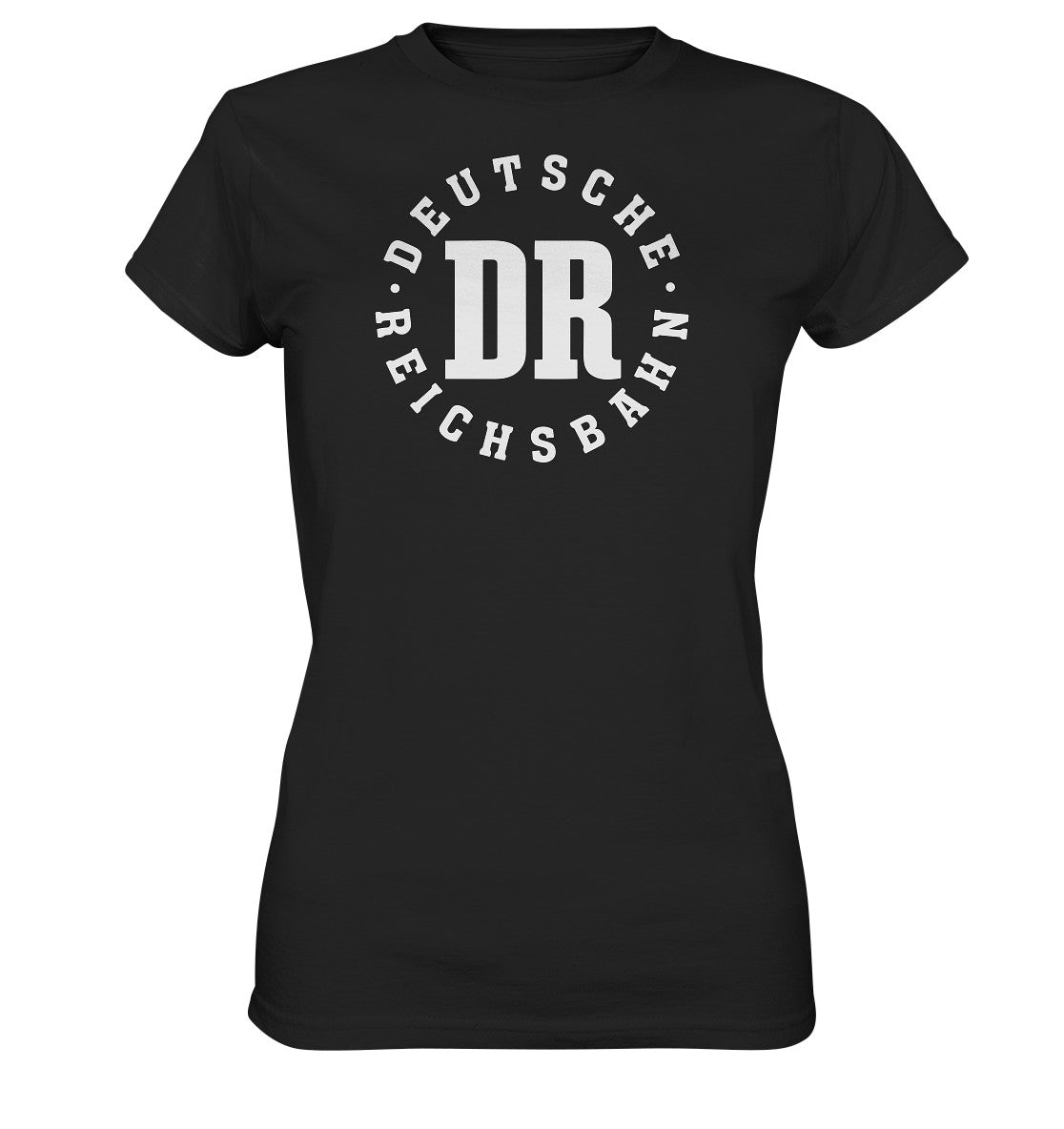 DDR Ostalgie Shirt Mädels • DR - DEUTSCHE REICHSBAHN - dunkel