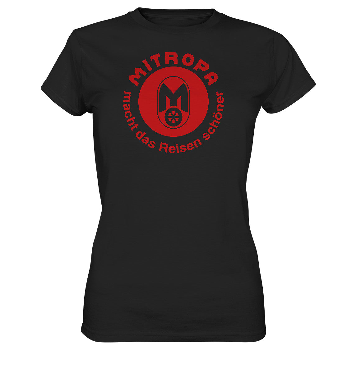 DDR Ostalgie Shirt Mädels • MITROPA MACHT DAS REISEN SCHÖNER - dunkel