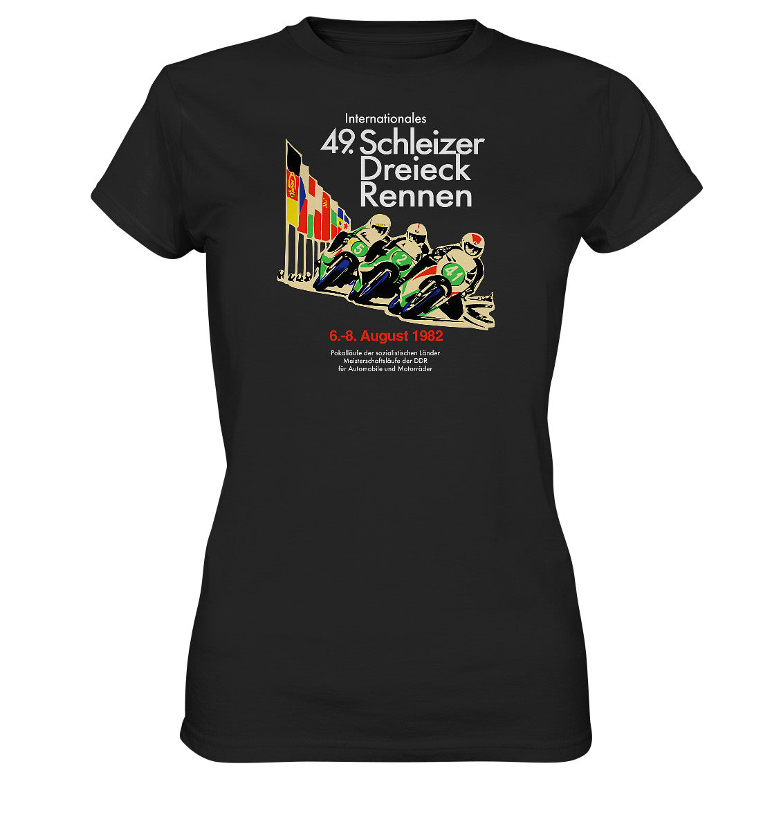 DDR Ostalgie Shirt Mädels • SCHLEIZER DREIECK-RENNEN DDR 1982