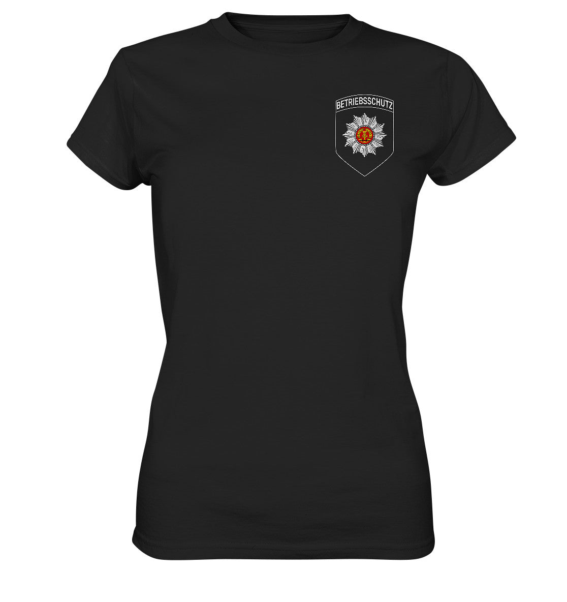DDR Ostalgie Shirt Mädels • BETRIEBSSCHUTZ BADGE
