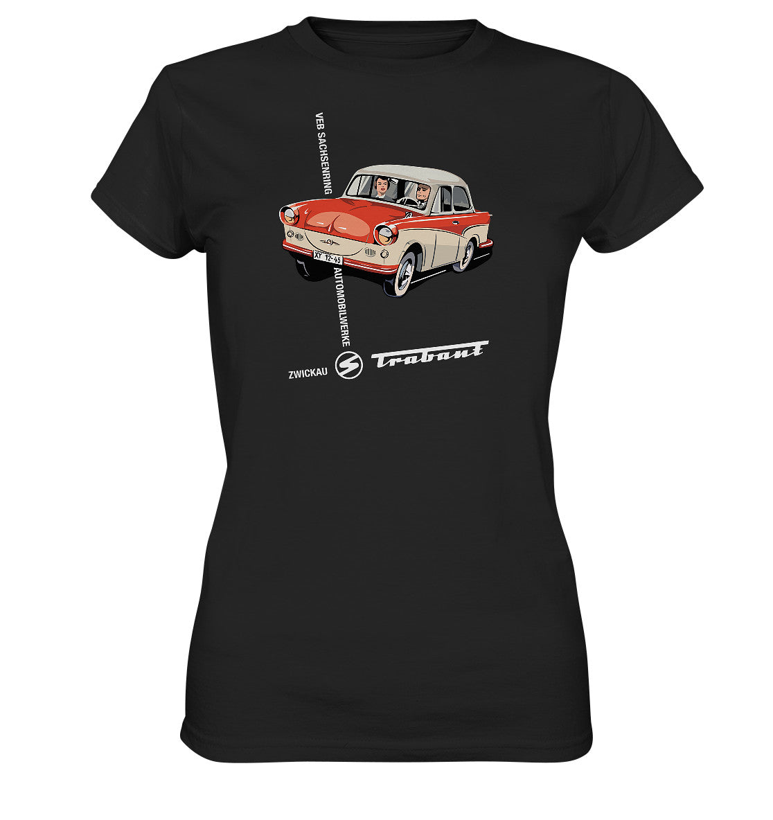 DDR Ostalgie Shirt Mädels • VEB SACHSENRING ZWICKAU