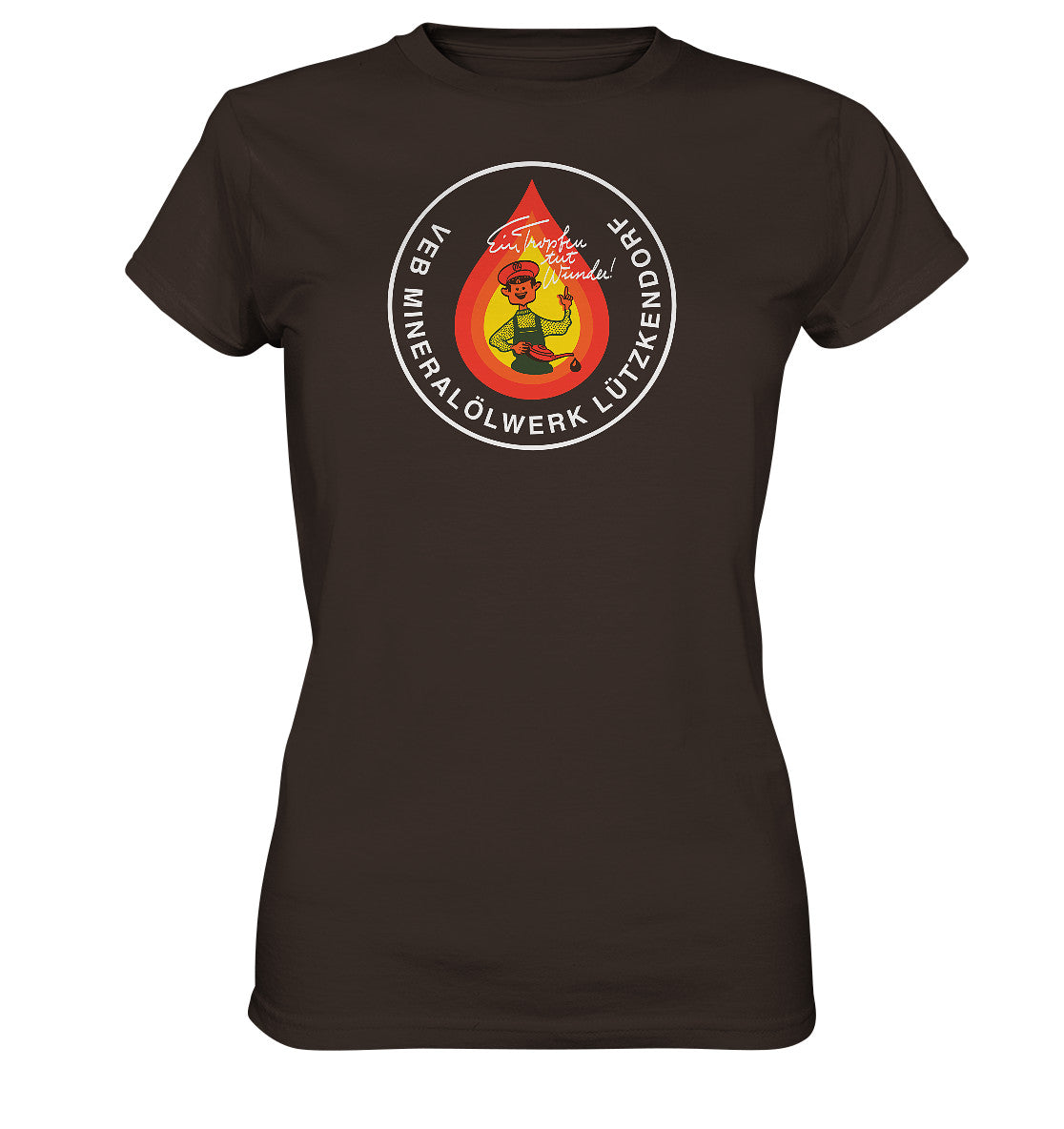 DDR Ostalgie Shirt Mädels • VEB MINERALÖLWERK LÜTZKENDORF