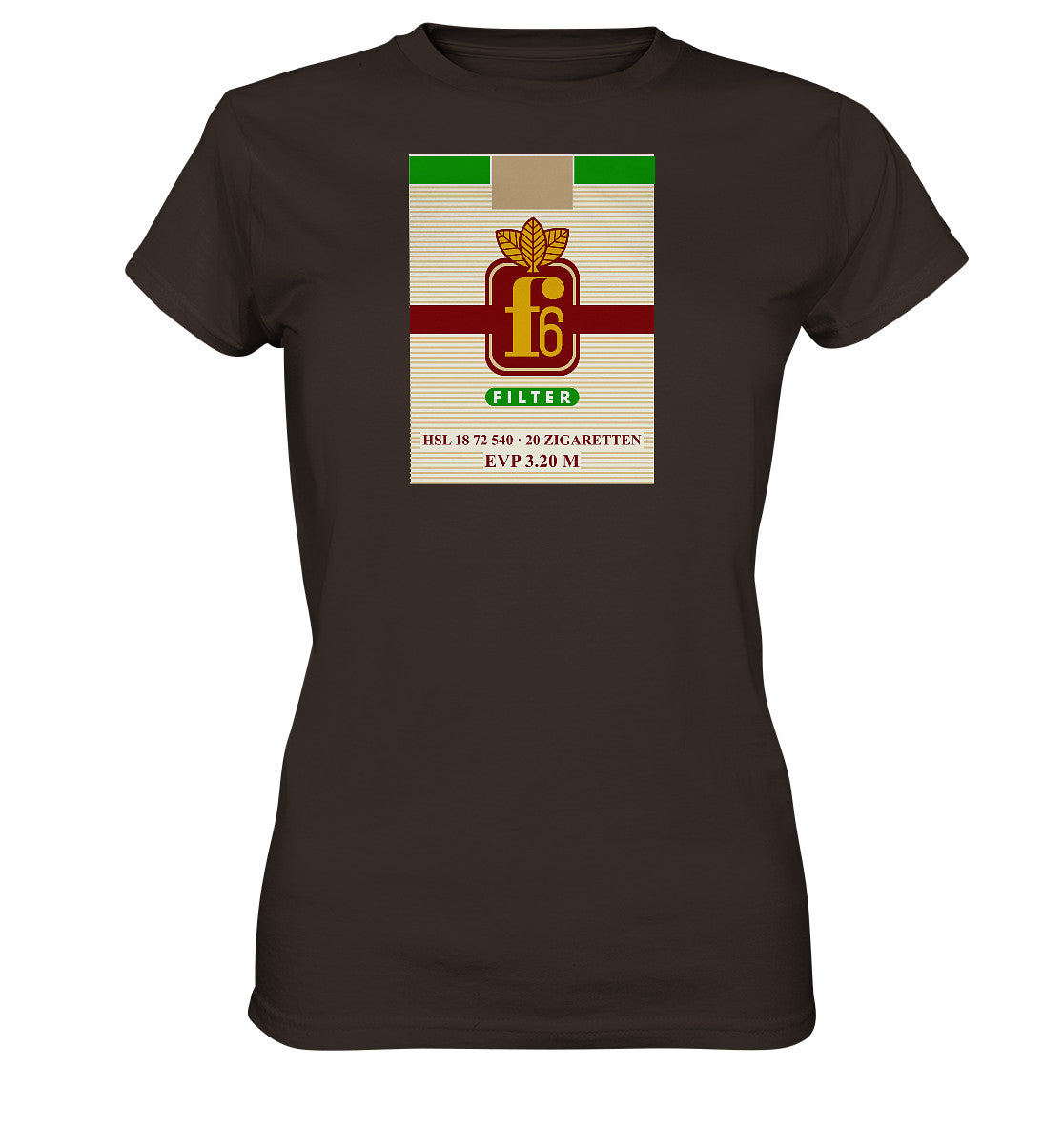 DDR Ostalgie Shirt Mädels • F6 FILTER ZIGARETTEN