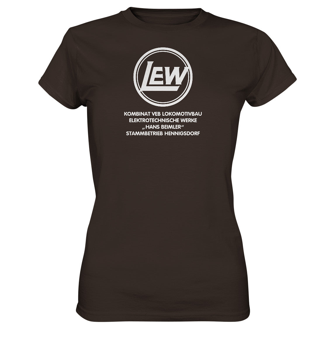 DDR Ostalgie Shirt Mädels • LEW - VEB LOKOMOTIVBAU HENNIGSDORF