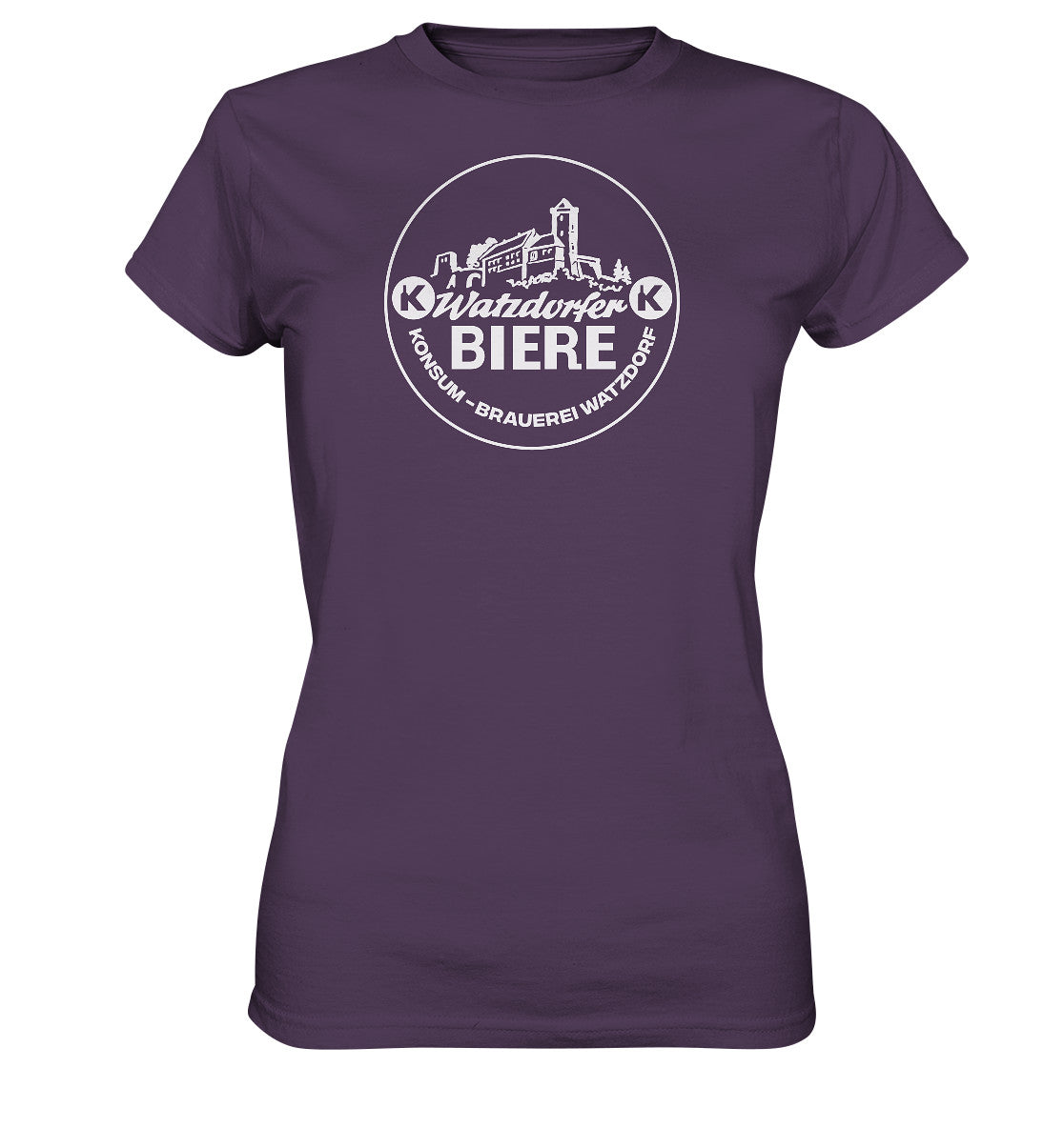 DDR Ostalgie Shirt Mädels • KONSUM-BRAUEREI WATZDORF