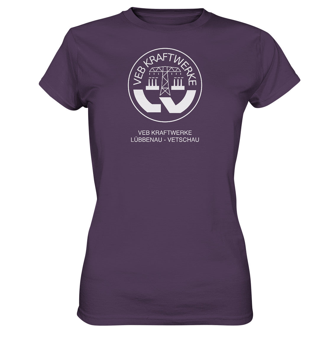 DDR Ostalgie Shirt Mädels • VEB KRAFTWERKE LÜBBENAU-VETSCHAU