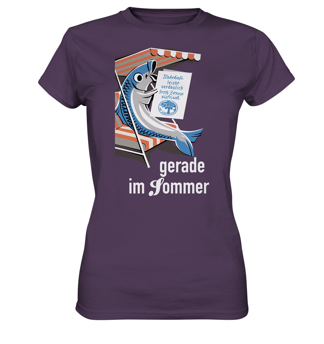 DDR Ostalgie Shirt Mädels • FISCH, FRISCH AUF JEDEN TISCH - GERADE IM SOMMER