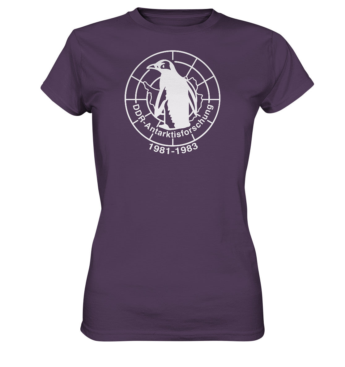 DDR Ostalgie Shirt Mädels • ANTARKTISFORSCHUNG DER DDR - 1981-1983, POSTSTEMPEL