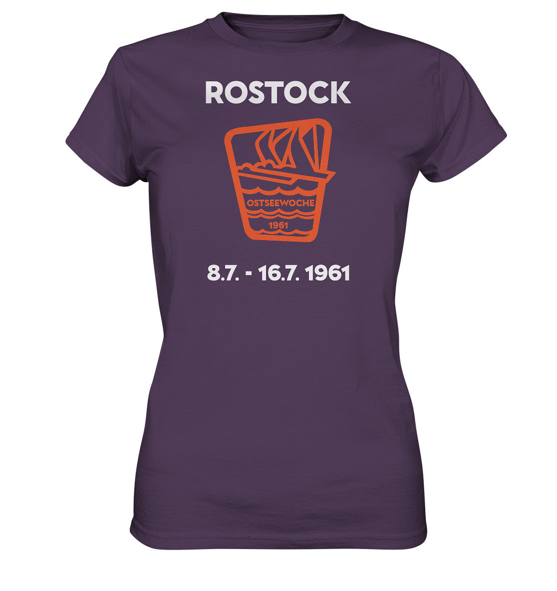 DDR Ostalgie Shirt Mädels • OSTSEEWOCHE ROSTOCK 1961