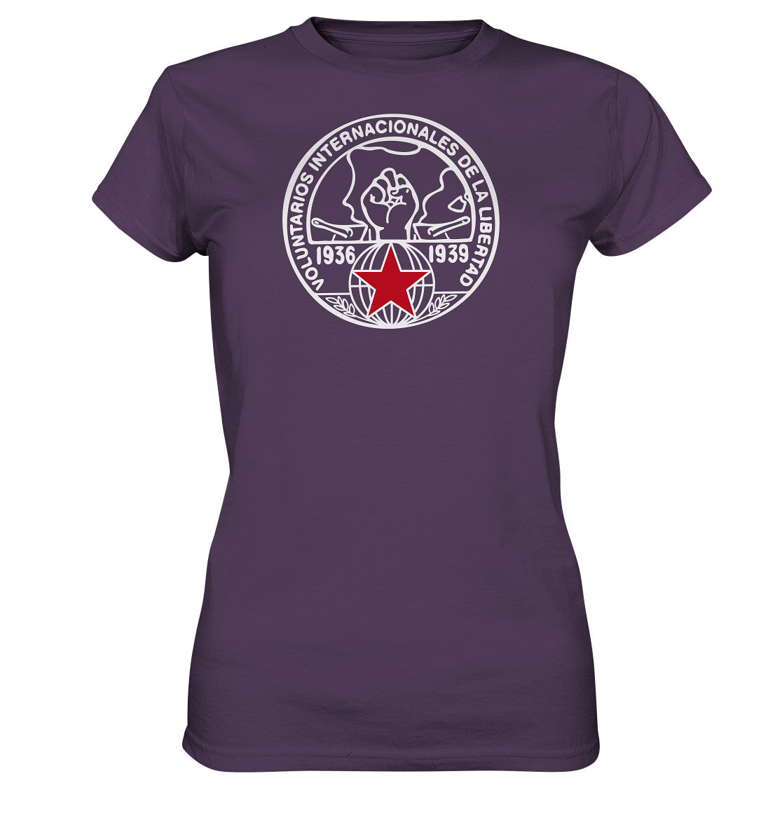 DDR Ostalgie Shirt Mädels • INTERNATIONALE BRIGADEN SPANIEN 1936 - dunkel