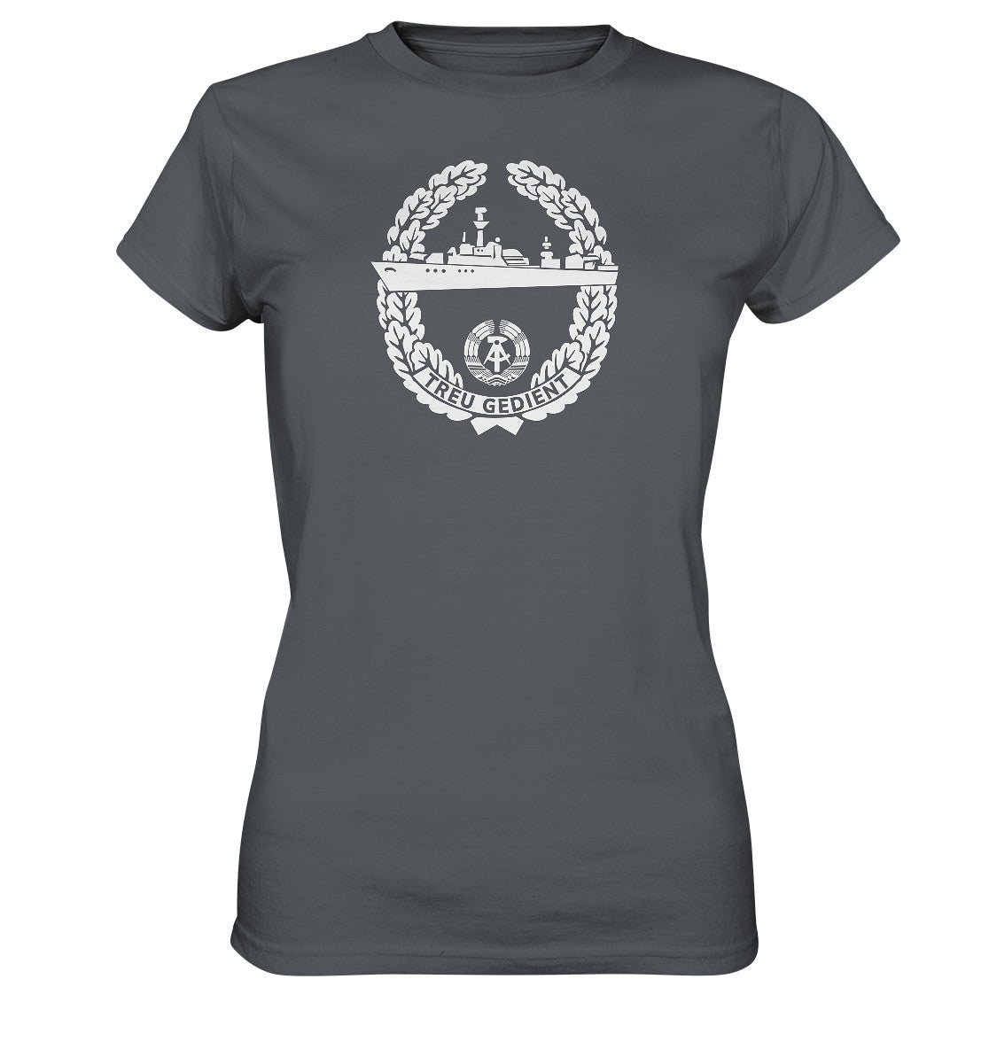 DDR Ostalgie Shirt Mädels • NVA-ORDEN - TREU GEDIENT - MARINE, SEESTREITKRÄFTE