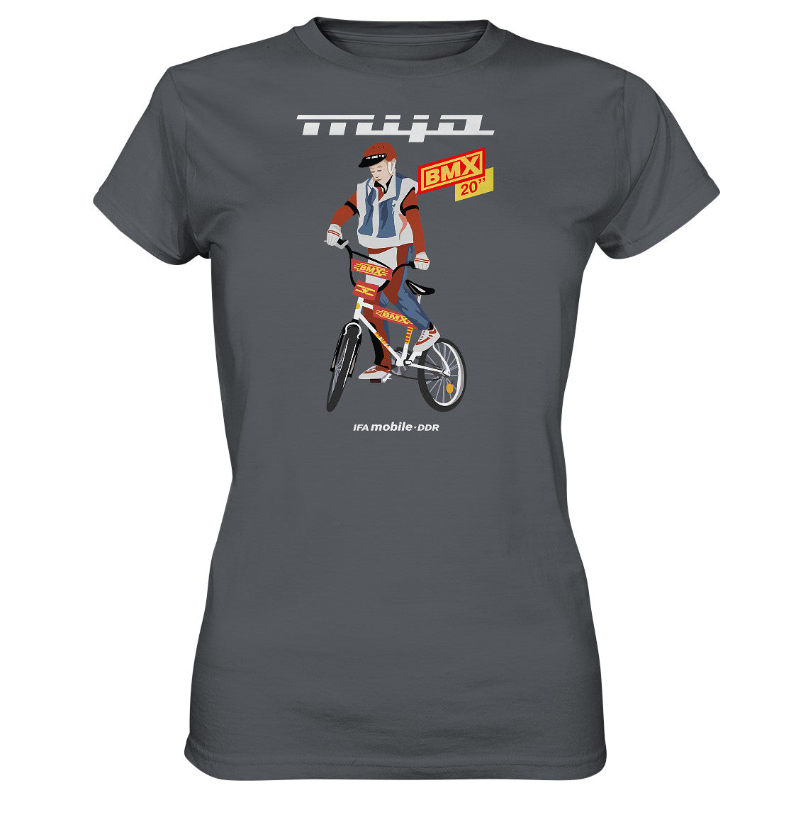 DDR Ostalgie Shirt Mädels • MIFA BMX - ORIGINAL WERBUNG