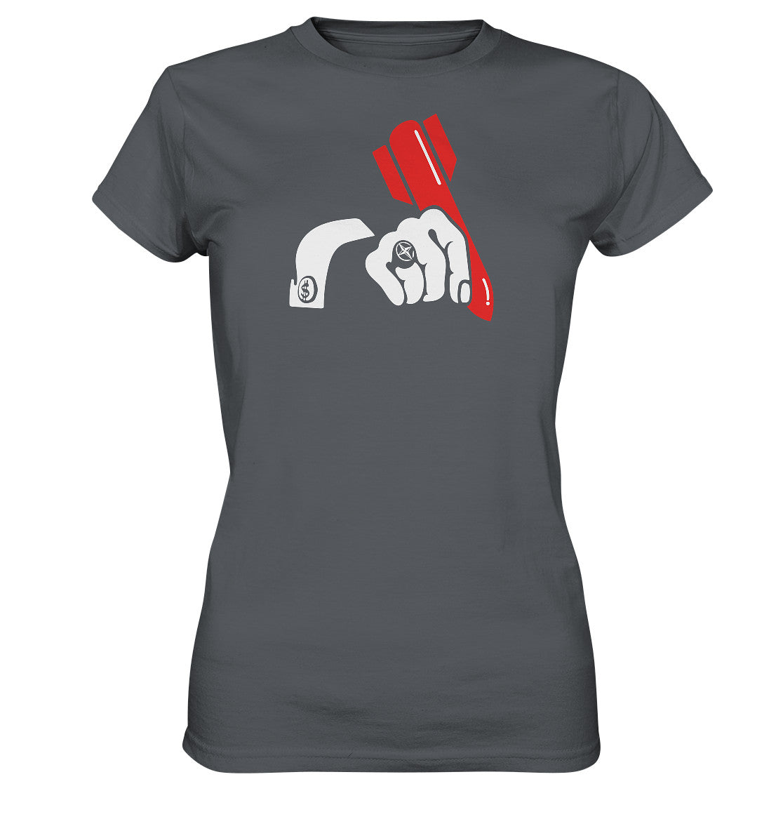 DDR Ostalgie Shirt Mädels • ANTI-NATO PERSHING FRIEDENSPLAKAT