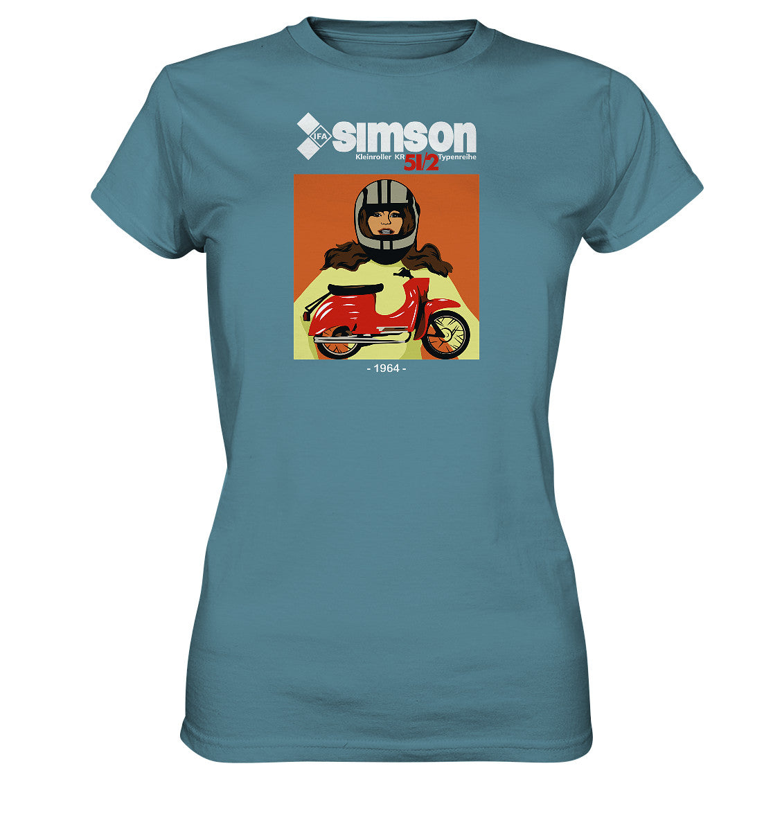 DDR Ostalgie Shirt Mädels • SIMSON SCHWALBE KR51-2 (1964)