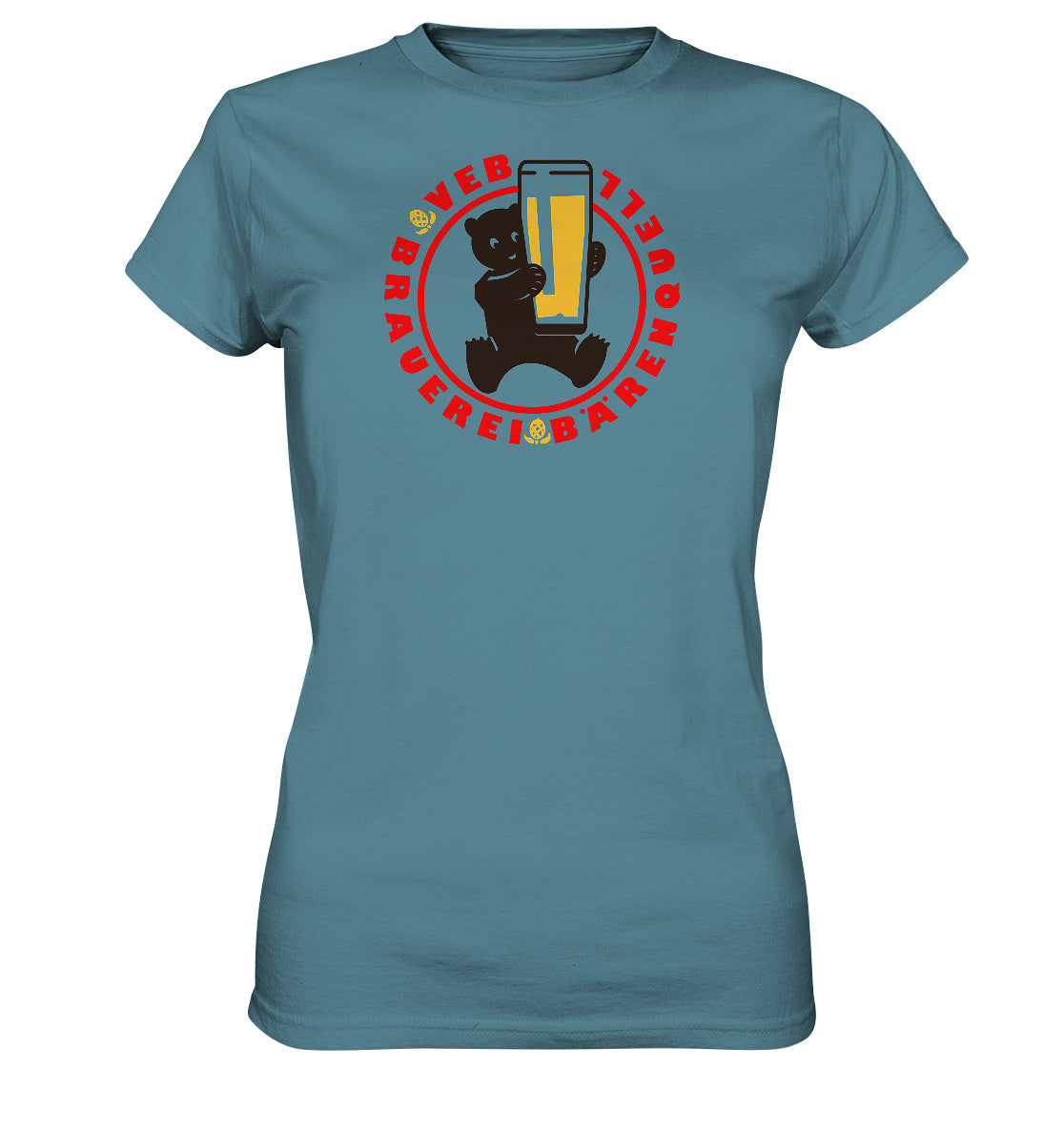 DDR Ostalgie Shirt Mädels • VEB BÄRENQUELL BERLIN BRAUEREI
