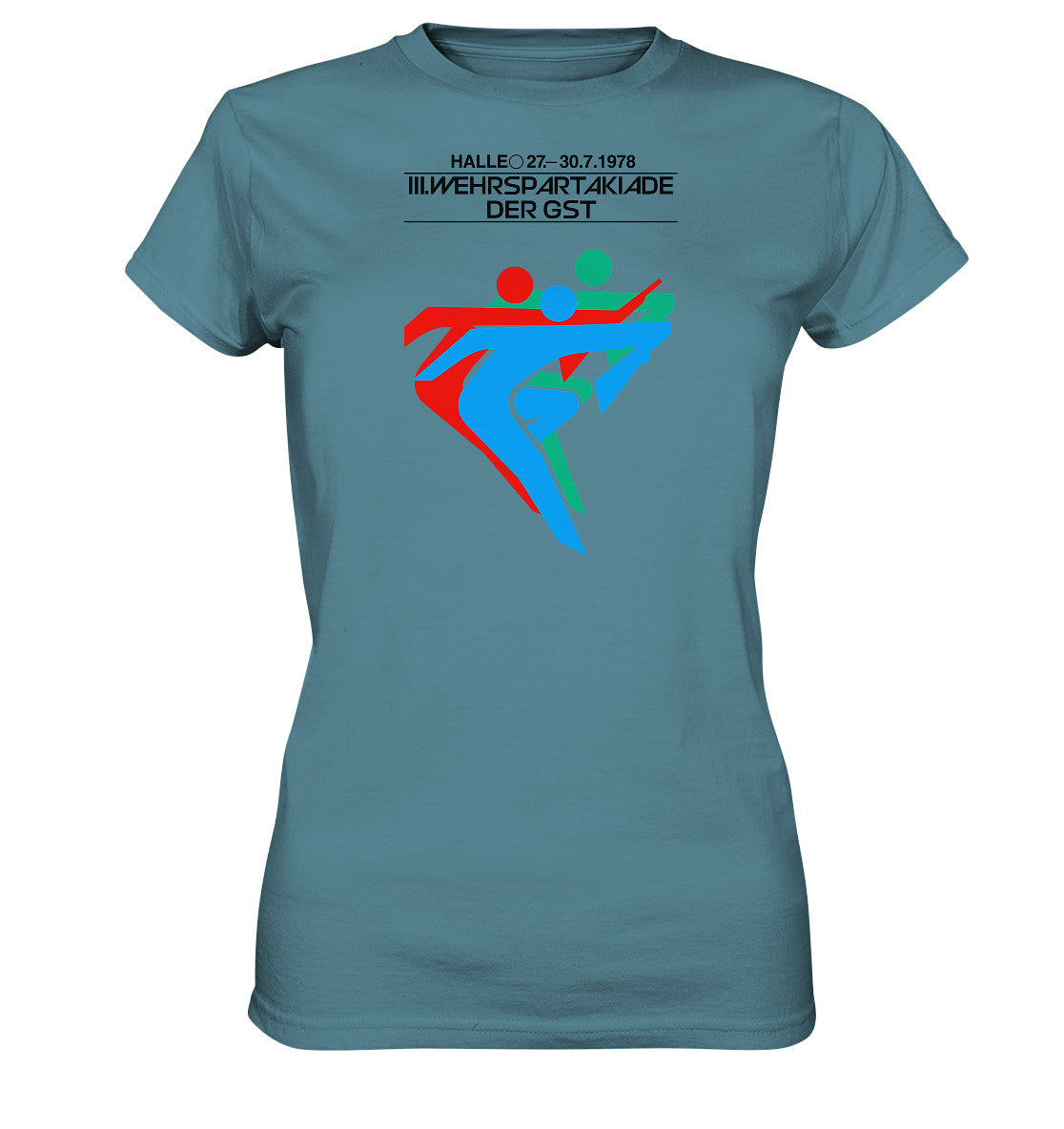 DDR Ostalgie Shirt Mädels • GST WEHRSPARTAKIADE 1978