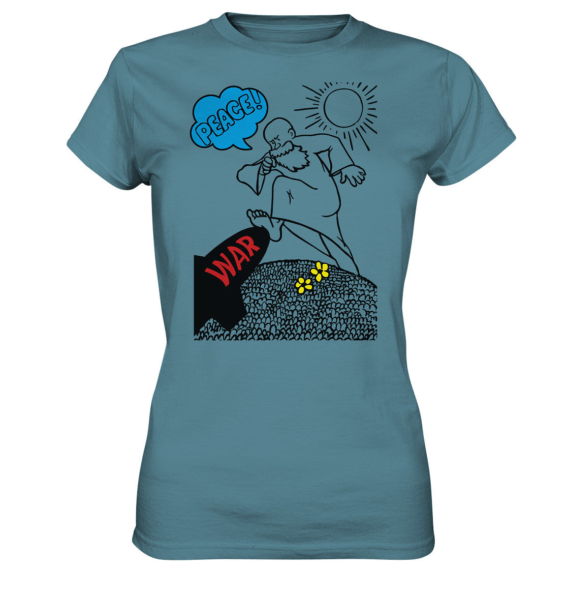 DDR Ostalgie Shirt Mädels • PEACE & WAR (ORIGINAL DDR-PLAKAT)