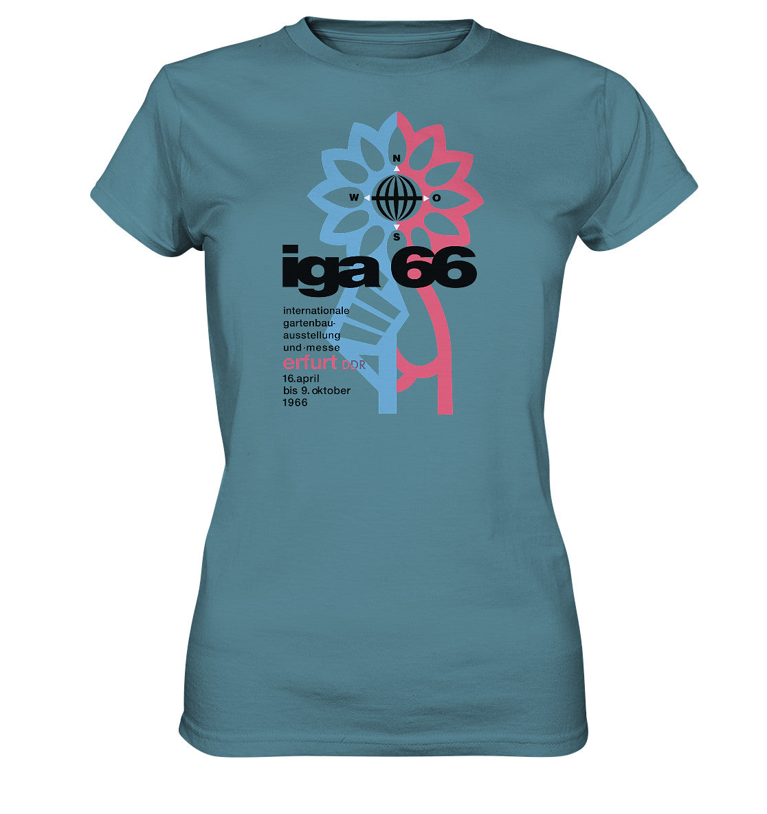 DDR Ostalgie Shirt Mädels • IGA ERFURT 1966