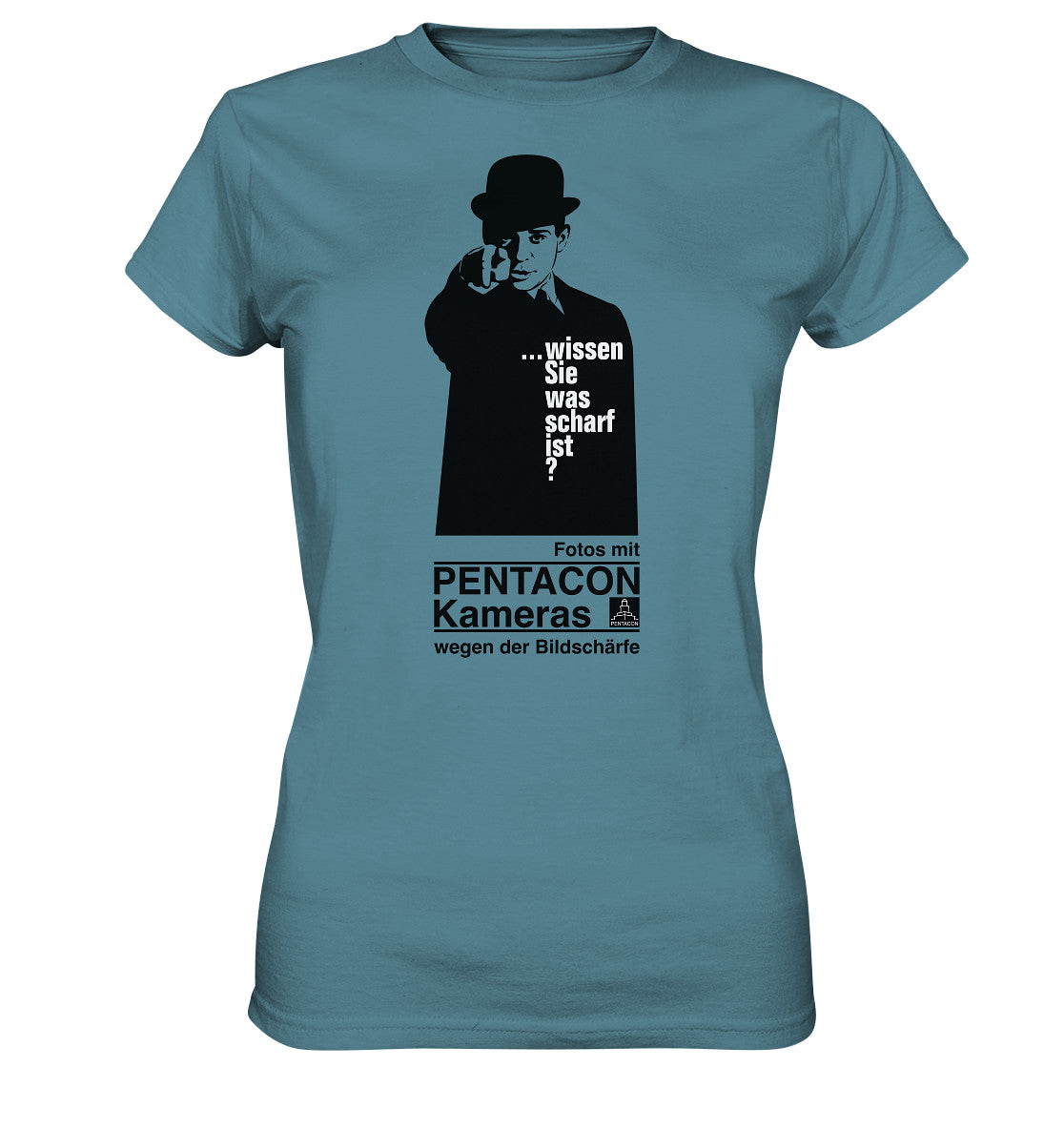 DDR Ostalgie Shirt Mädels • PENTACON - WISSEN SIE WAS SCHARF IST