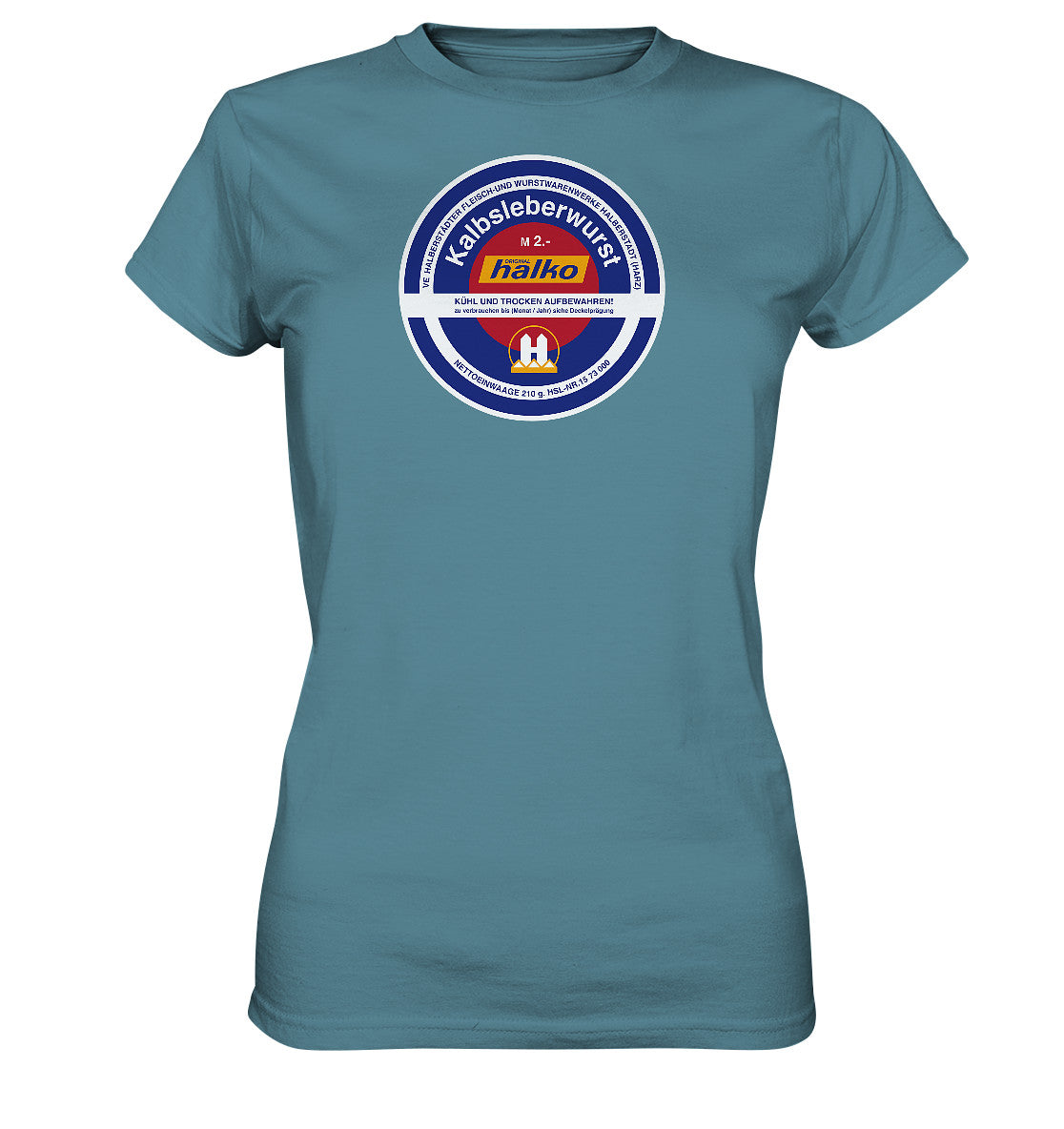 DDR Ostalgie Shirt Mädels • HALBERSTÄDTER WURSTWAREN - KALBSLEBERWURST