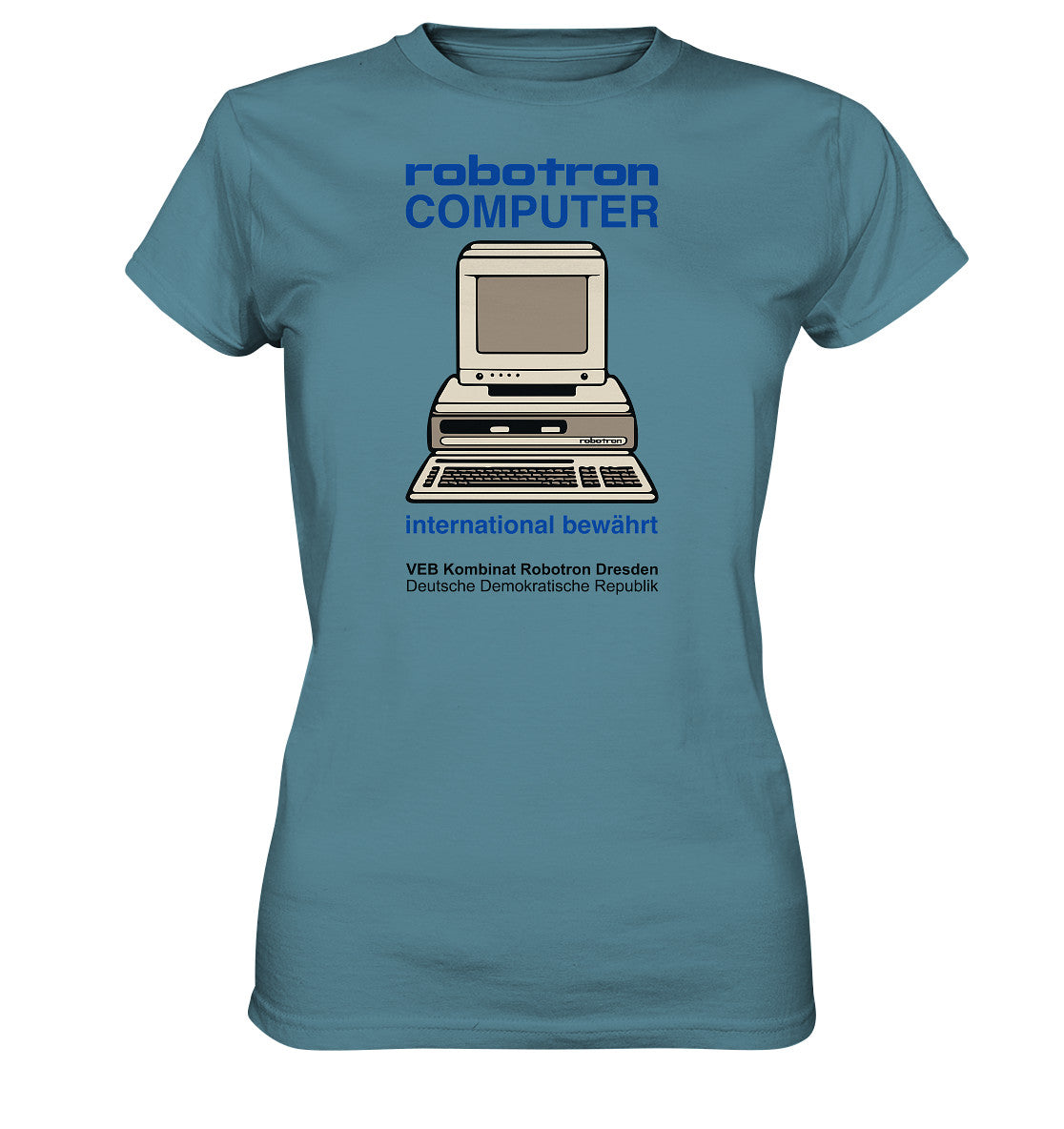 DDR Ostalgie Shirt Mädels • ROBOTRON COMPUTER DRESDEN