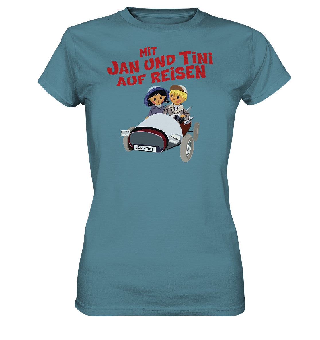 DDR Ostalgie Shirt Mädels • MIT JAN UND TINI AUF REISEN