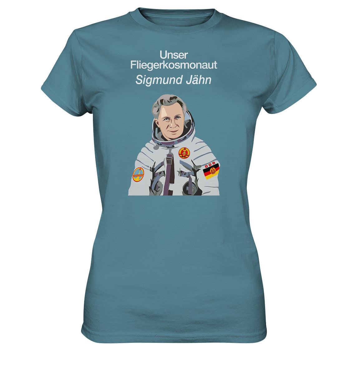DDR Ostalgie Shirt Mädels • UNSER FLIEGERKOSMONAUT SIGMUND JÄHN