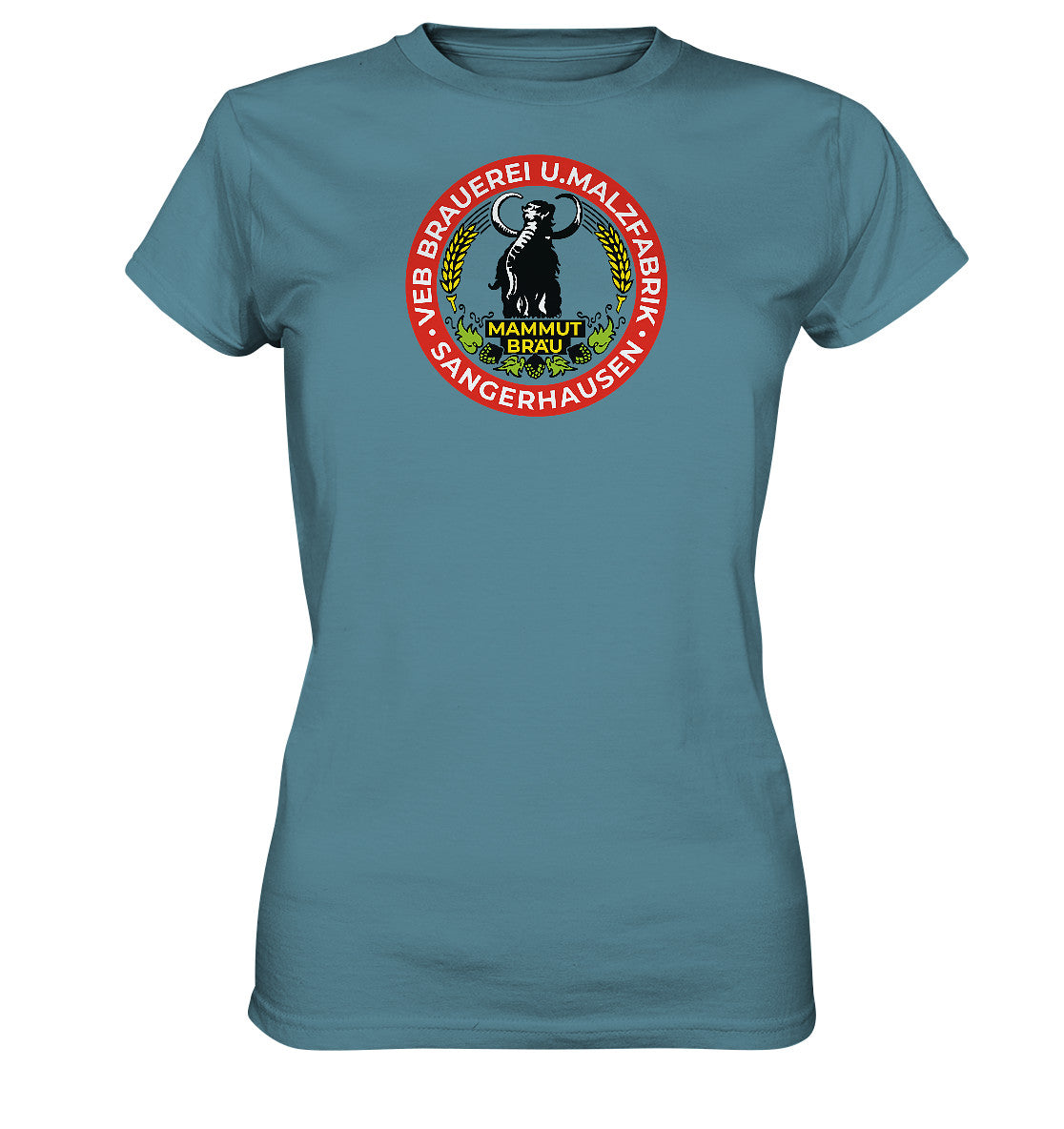 DDR Ostalgie Shirt Mädels • VEB BRAUEREI SANGERHAUSEN - MAMMUT BRÄU