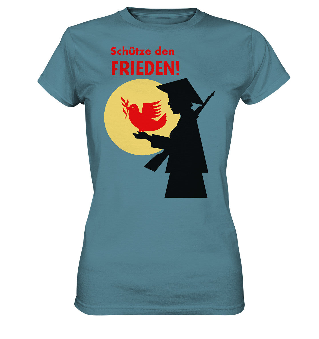DDR Ostalgie Shirt Mädels • SCHÜTZE DEN FRIEDEN! SOLIDARITÄT MIT VIETNAM