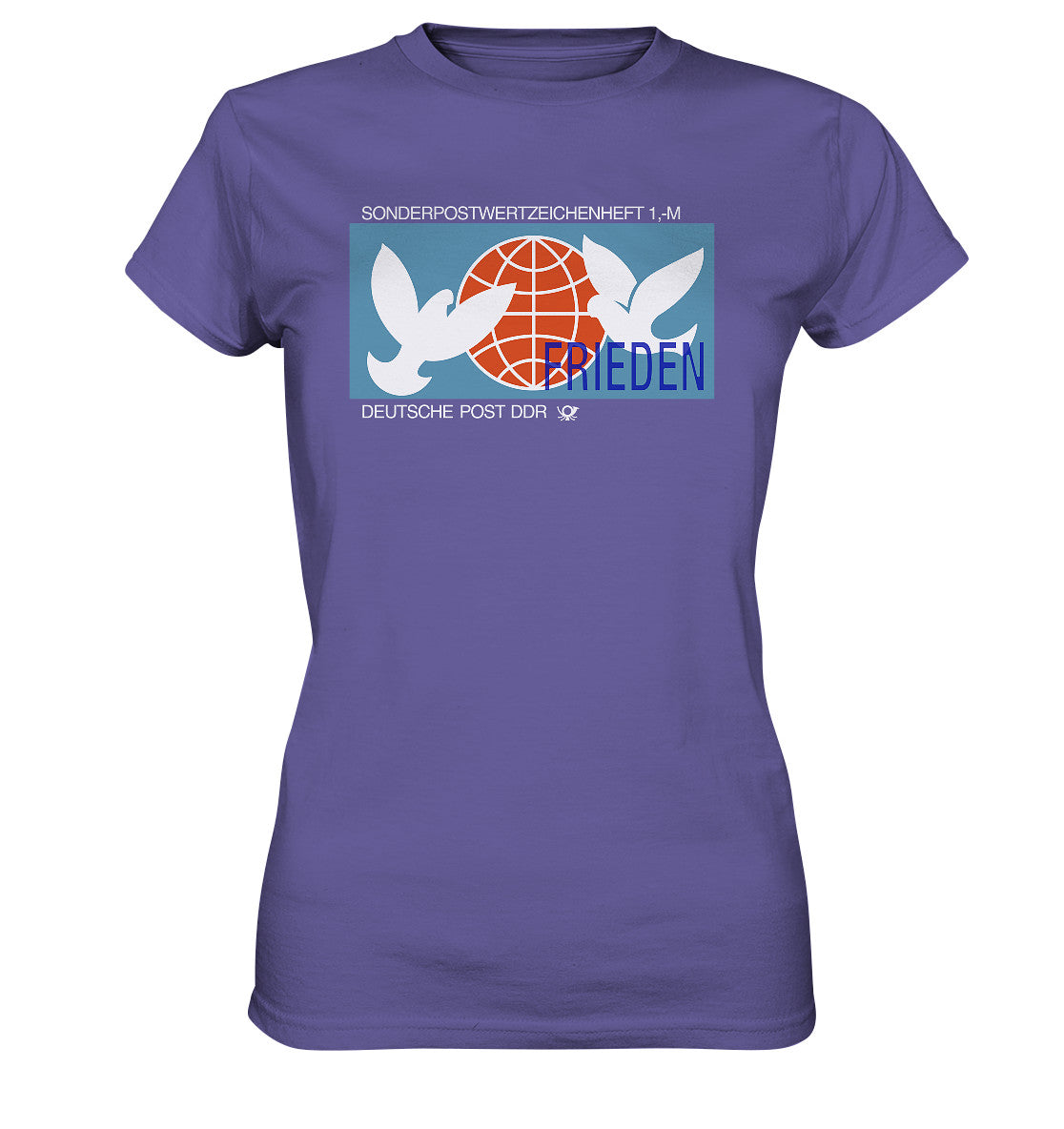 DDR Ostalgie Shirt Mädels • SONDERMARKE FRIEDEN - DDR