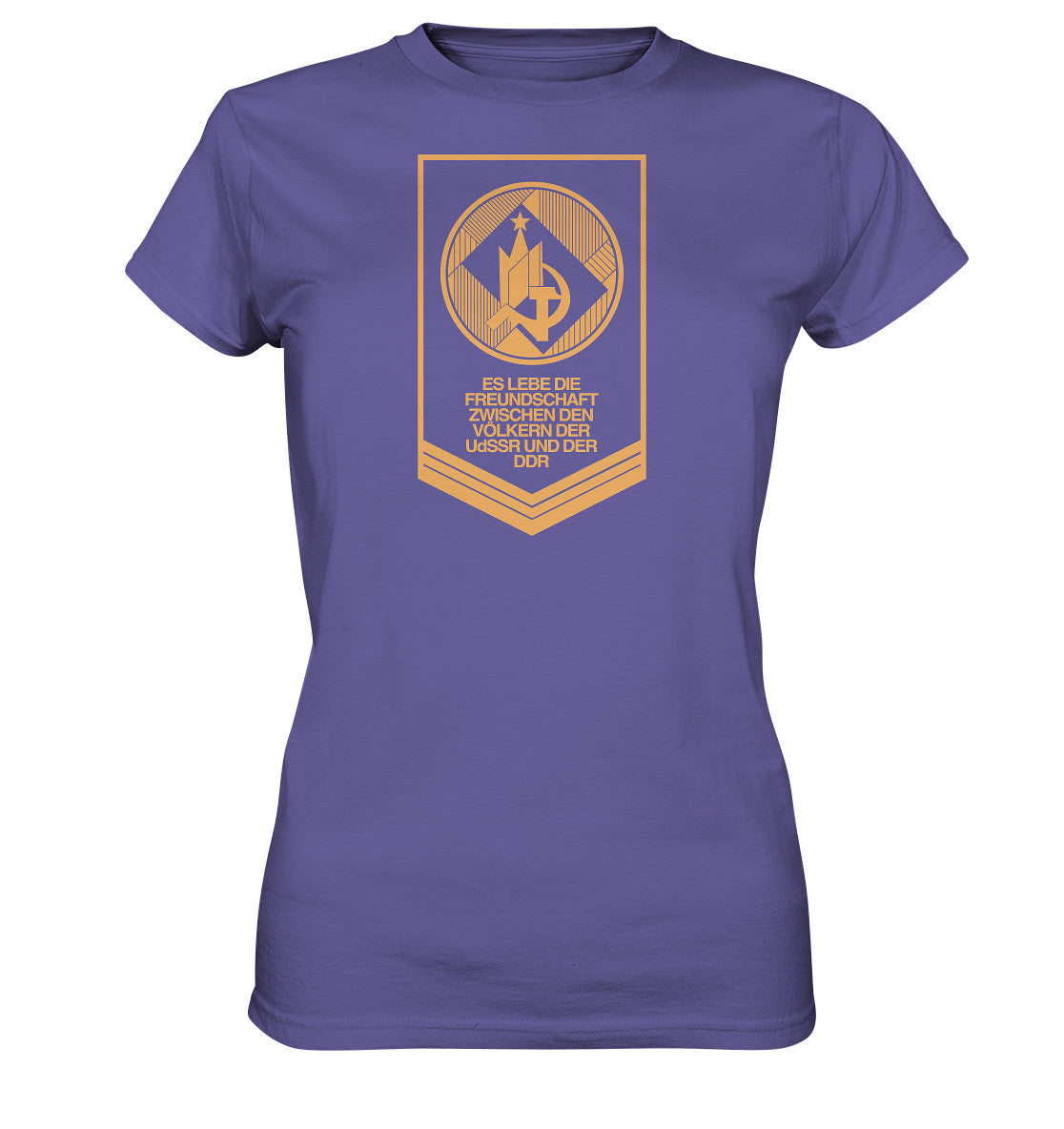 DDR Ostalgie Shirt Mädels • FREUNDSCHAFT UDSSR - DDR