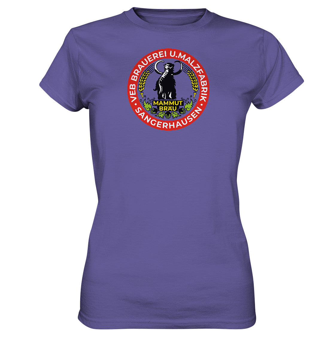 DDR Ostalgie Shirt Mädels • VEB BRAUEREI SANGERHAUSEN - MAMMUT BRÄU