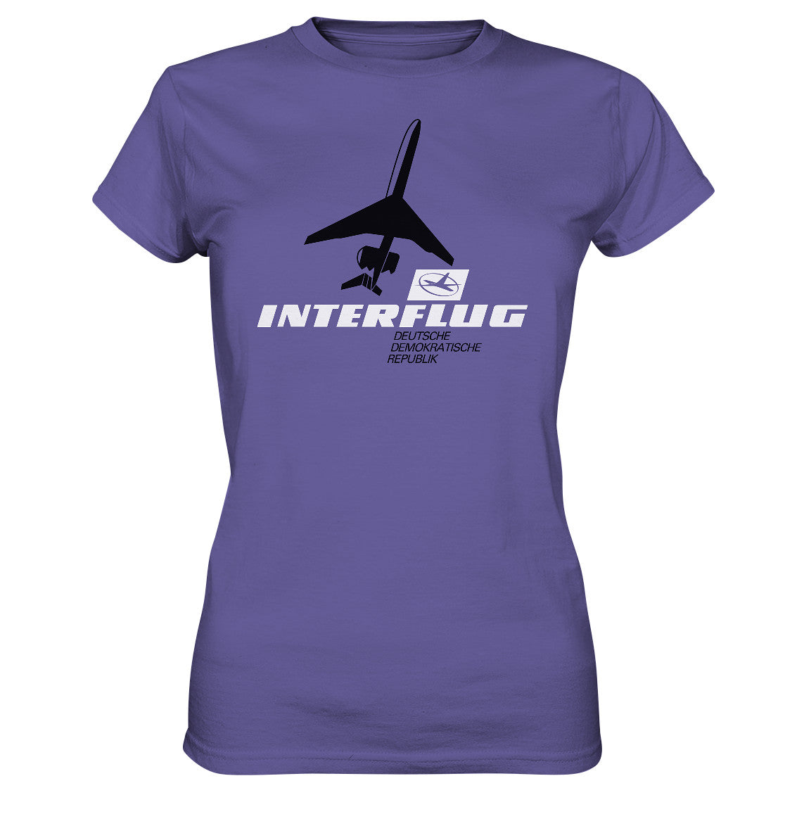 DDR Ostalgie Shirt Mädels • IF - INTERFLUG DDR - ORIGINAL WERBUNG 1981