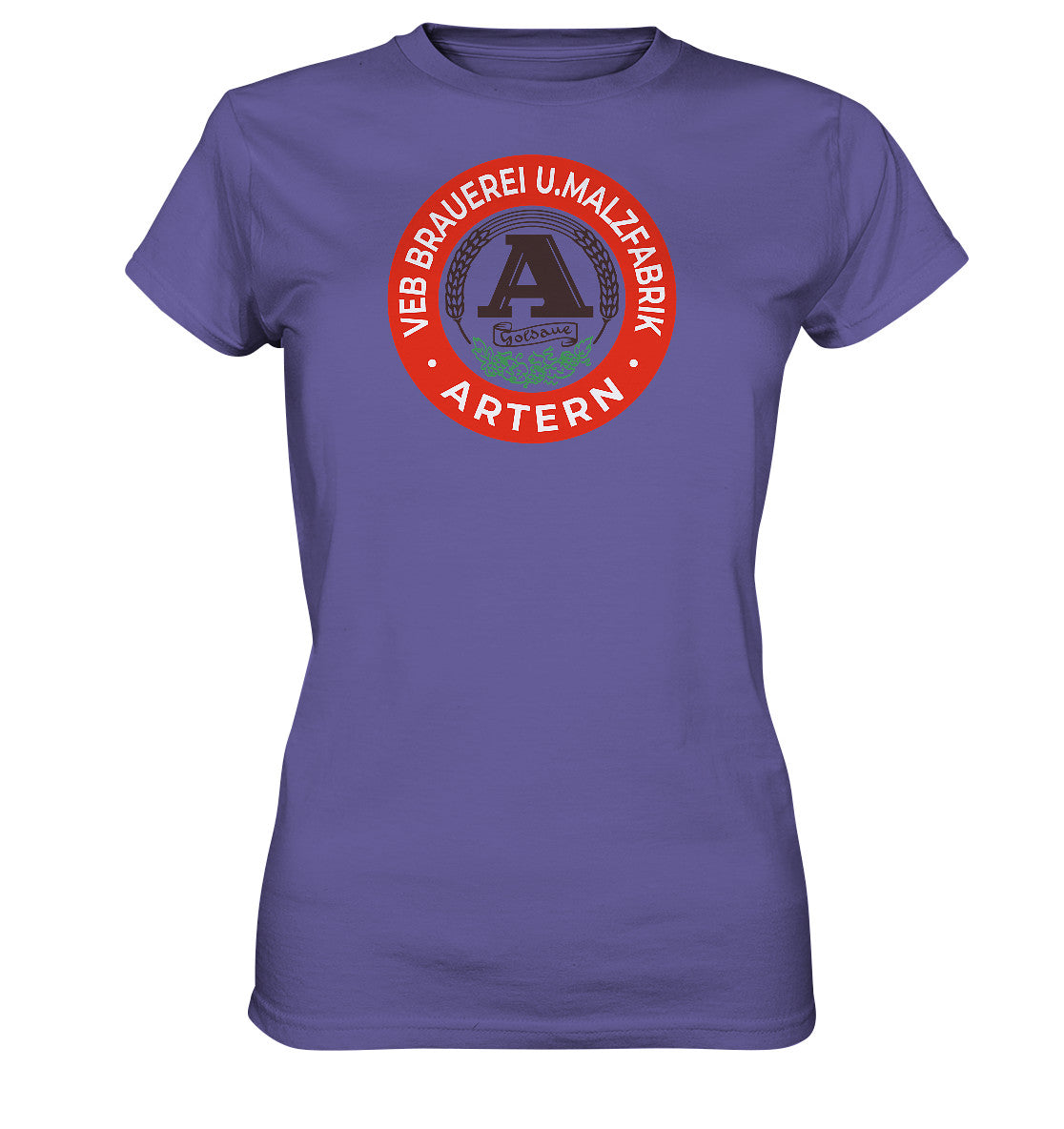 DDR Ostalgie Shirt Mädels • VEB BRAUEREI ARTERN GOLDAUE