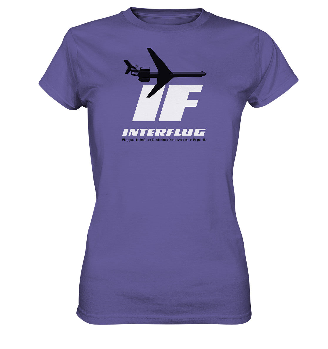 DDR Ostalgie Shirt Mädels • IF - INTERFLUG DDR - ORIGINAL WERBUNG