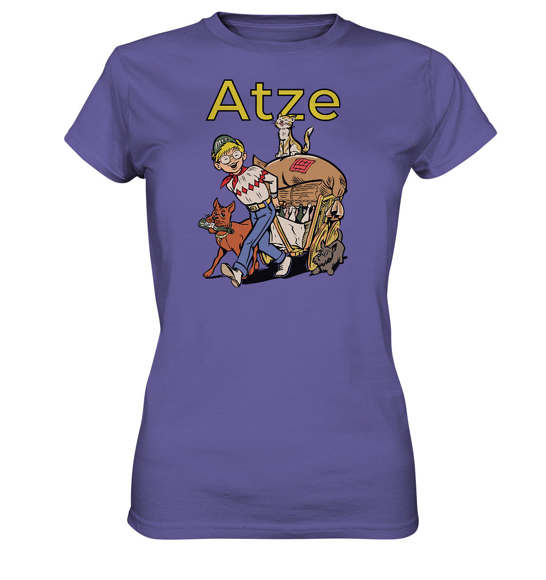 DDR Ostalgie Shirt Mädels • ATZE - TITEL ALTSTOFFE