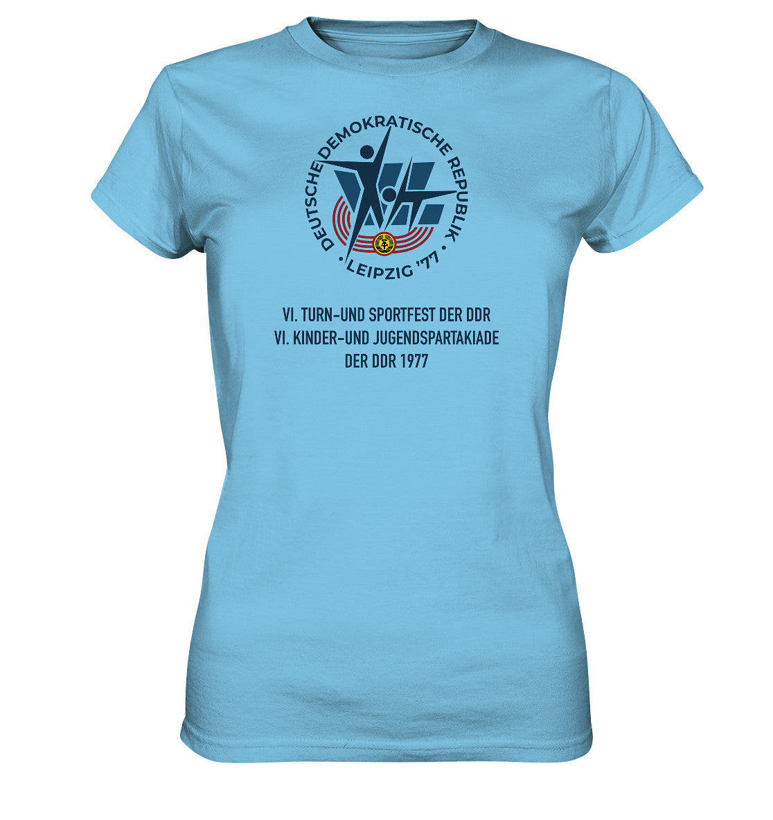 DDR Ostalgie Shirt Mädels • 6. TURN- & SPORTFEST DER DDR - LEIPZIG 1977